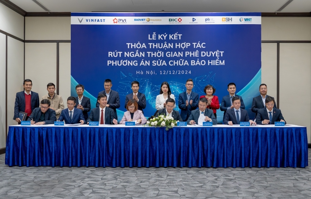 VINFAST HỢP TÁC VỚI 7 HÃNG BẢO HIỂM, RÚT NGẮN THỜI GIAN DUYỆT GIÁ SỬA CHỮA CHỈ TỪ 4 GIỜ LÀM VIỆC